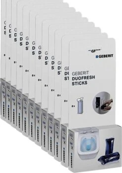 Geberit DuoFresh Sticks - 96 Stuks - Voordeelverpakking - Toilet/WC Blokjes Inbouwreservoir -Reinigingsproducten Winkel 850x1200