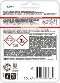 Glorix Power 5 Bleek Toiletblokken - 9 Stuks - Voordeelverpakking -Reinigingsproducten Winkel 860x1200 2