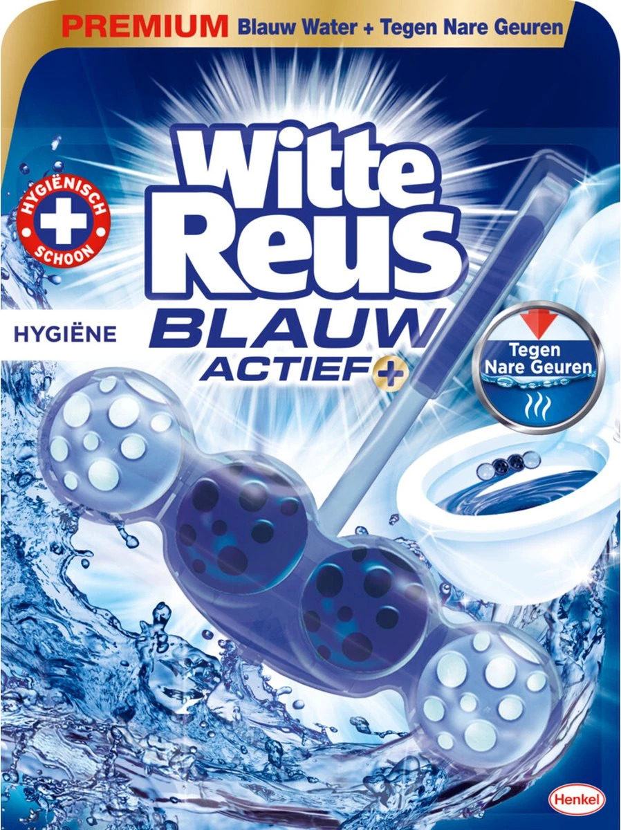 Witte Reus Blauw Actief Toiletblok - Hygiene - WC Blokjes Voordeelverpakking - 10 Stuks 17 Witte Reus Blauw Actief Toiletblok - Hygiene - WC Blokjes Voordeelverpakking - 10 Stuks - Afbeelding 15