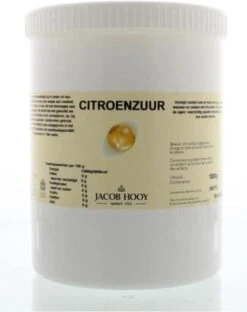 Jacob Hooy Citroenzuur Meelkristal 1 Kg -Reinigingsproducten Winkel 949x1200