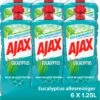 Ajax® Ajax Allesreiniger Eucalyptus 6 X 1.25L - Voordeelverpakking -Reinigingsproducten Winkel 952x1200
