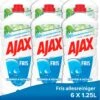 Ajax® Ajax Allesreiniger Fris 6 X 1.25L - Voordeelverpakking -Reinigingsproducten Winkel 953x1200
