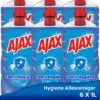 Ajax® Ajax Allesreiniger 100% Hygiene 6 X 1L - Voordeelverpakking -Reinigingsproducten Winkel 959x1200